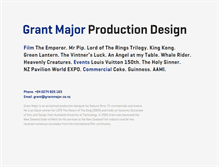 Tablet Screenshot of grantmajor.com